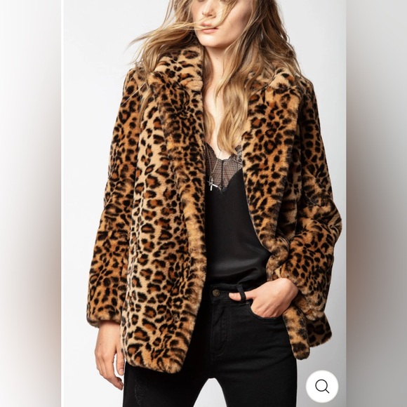 Zadig & Voltaire Jackets & Blazers - Zadig & Voltaire - Mottys Leo Naturel Faux Fur Coat